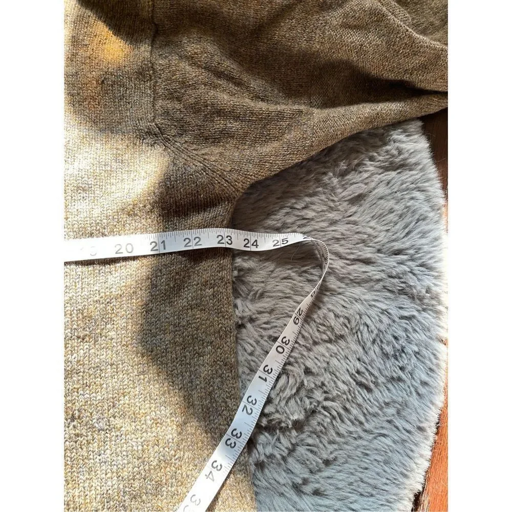 Rei vintage virgin wool quarter zip sweater size xlarge‎